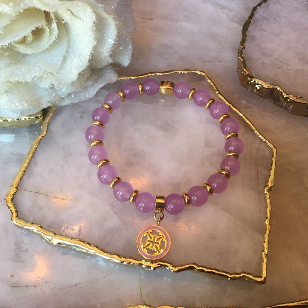 PURPLE GOLD Rustic Cuff!